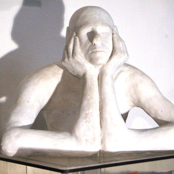 Skulptur mit dem Titel "g4" von Lotti, Original-Kunstwerk, Gips