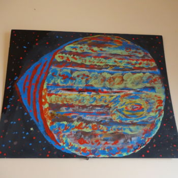 Pintura titulada "jupiter-morphing.jpg" por Lou Baldin, Obra de arte original