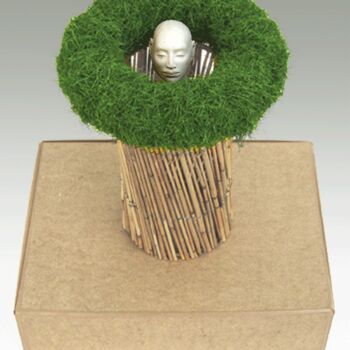 雕塑 标题为“Boite "Eté", La scu…” 由Lou Perdu, 原创艺术品, 混合媒体