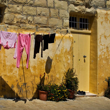 Photography titled "clothes-to-dry.jpg" by Louis Agius, Original Artwork