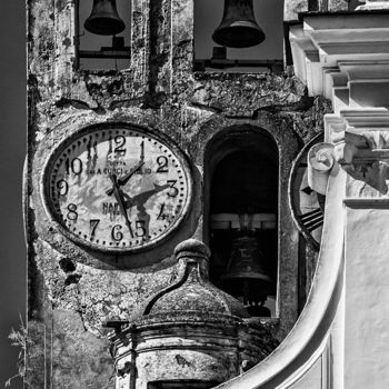 Photography titled "church-clock-1.jpg" by Louis Agius, Original Artwork