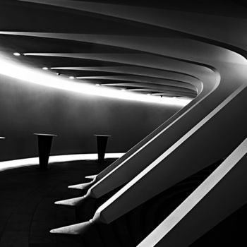 Fotografia intitolato "underground-hall.jpg" da Louis Agius, Opera d'arte originale