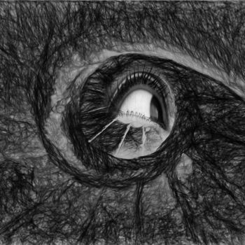 Fotografia intitulada "eye-matter-01.jpg" por Louis Agius, Obras de arte originais