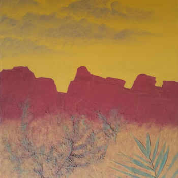 "Colorado provençal" başlıklı Tablo Louis Garcia tarafından, Orijinal sanat, Pigmentler Ahşap Sedye çerçevesi üzerine monte…