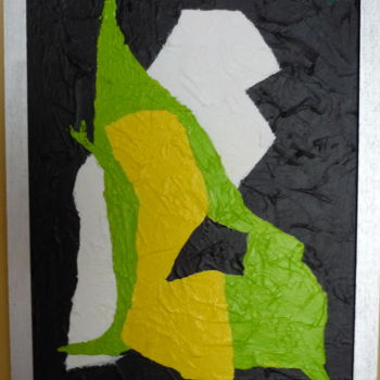 Schilderij getiteld "Abstract Figurative" door Louis Lambry, Origineel Kunstwerk, Acryl