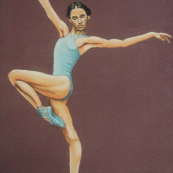 Peinture intitulée "ballerina" par Louis Lepic, Œuvre d'art originale, Pastel