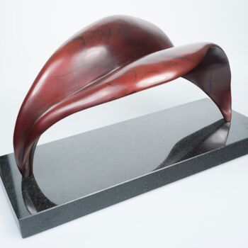 Sculpture intitulée "Cresting Wave" par Louis Moffett, Œuvre d'art originale, Bronze