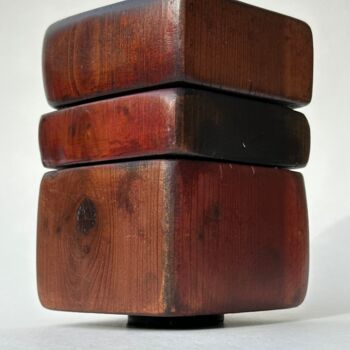 Sculpture titled "Homage to Rothko" by Louis Moffett, Original Artwork, Wood