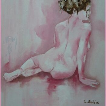 Peinture intitulée "Nadège" par Louis Roblo, Œuvre d'art originale, Huile