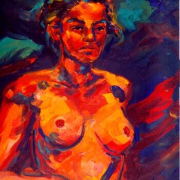 Painting titled "EMILIE FAUVE (ARTPR…" by Louis Runemberg, Original Artwork