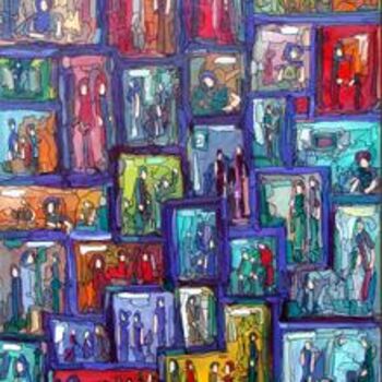 Painting titled "WINDOWS ART 40F.02…" by Louis Runemberg, Original Artwork