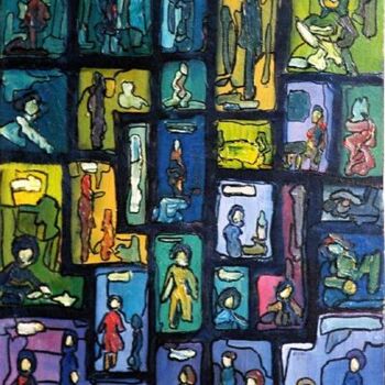 Painting titled "WINDOWS 5F.04  (ART…" by Louis Runemberg, Original Artwork