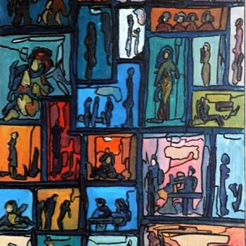 Painting titled "WINDOWS 8P.01 (ARTP…" by Louis Runemberg, Original Artwork