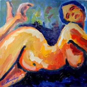 Painting titled "WOMAN 2 (ARTPRICE,…" by Louis Runemberg, Original Artwork
