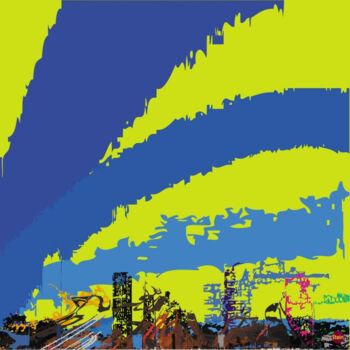 数字艺术 标题为“Atlanta” 由Louis Stein, 原创艺术品, 数字油画