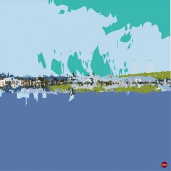 Digital Arts με τίτλο "Groeland" από Louis Stein, Αυθεντικά έργα τέχνης, Ψηφιακή ζωγραφική