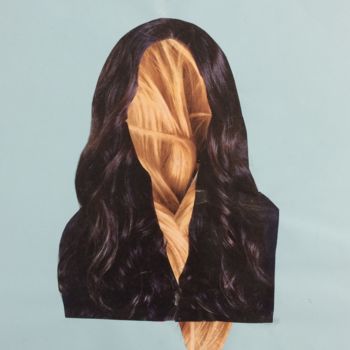 Collages titled "Dumb Blonde" by Louisa Linton, Original Artwork, Collages