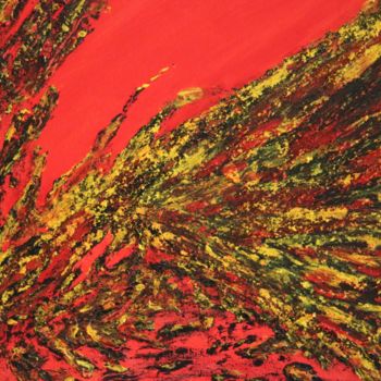 Pintura intitulada "Explosion de couleu…" por Louise Bressange, Obras de arte originais, Acrílico