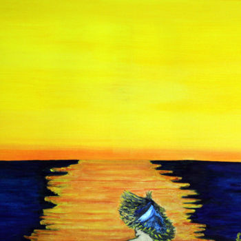 Pintura titulada "couleurs-soleil.jpg" por Louise Bressange, Obra de arte original, Oleo