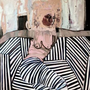 Картина под названием "Matadora" - Louise Howard, Подлинное произведение искусства, Масло