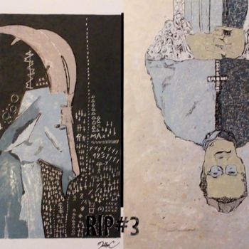 Картина под названием "RIP # 3" - Louise Malbec, Подлинное произведение искусства, Пастель