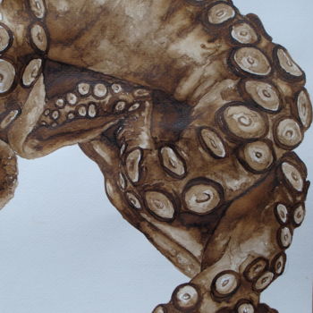 Painting titled "Tentacle" by Louise Natoli, Original Artwork