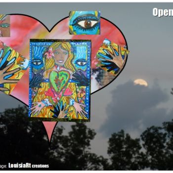 Digital Arts titled "Open-Heart (set-de-…" by Louisiart, Original Artwork