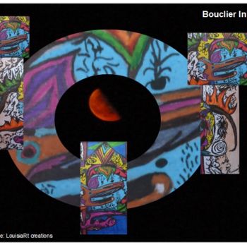 Digital Arts titled "Bouclier-Intemporel…" by Louisiart, Original Artwork