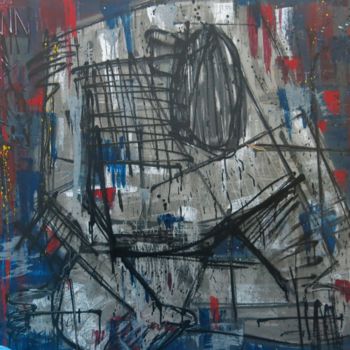 Peinture intitulée "Down on my knees" par Loup Pélissier, Œuvre d'art originale, Bombe aérosol
