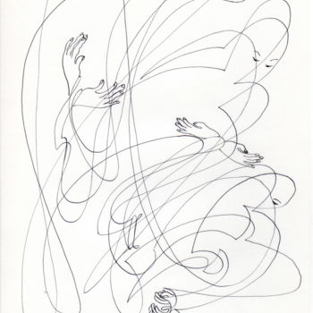 Drawing titled ""Salutations Sincèr…" by Cécile Louvel, Original Artwork, Other