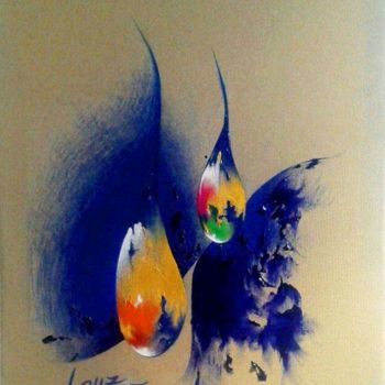 Painting titled "Harmonie "Des dimen…" by Fatima Azzahra Louz, Original Artwork, Acrylic
