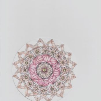 Drawing titled "Summer mandala" by Kip Franks, Original Artwork, Other