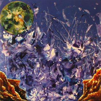 Pittura intitolato "el mundo de Loyd 3" da Loyd, Opera d'arte originale