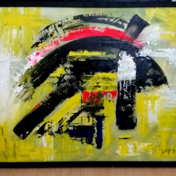 Painting titled "Desvios" by Loyth Sousa, Original Artwork, Acrylic