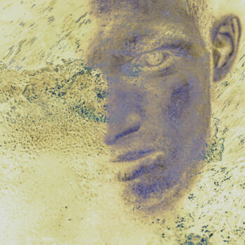Digital Arts titled "le visage" by Lecointre Patrick Artiste - Photographe, Original Artwork, Digital Painting