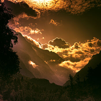 Photographie intitulée "La montagne se réve…" par Lecointre Patrick Artiste - Photographe, Œuvre d'art originale, Photograph…