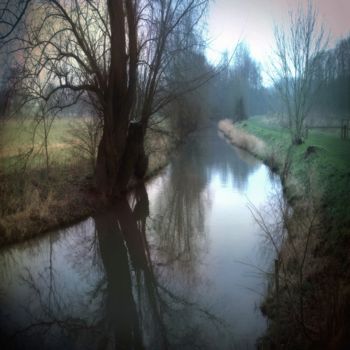 Fotografie mit dem Titel "Hiver sur la Scarpe…" von Lsarah Dubas, Original-Kunstwerk