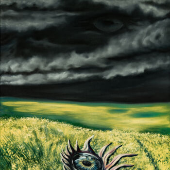 Malerei mit dem Titel "Appear" von Lu Kuznetsova, Original-Kunstwerk, Öl