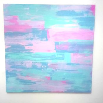 Painting titled "Candy" by Lu Sanches, Original Artwork, Acrylic