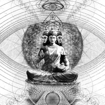 Digitale Kunst getiteld "Parvati" door Lua Felicia, Origineel Kunstwerk, Digitaal Schilderwerk