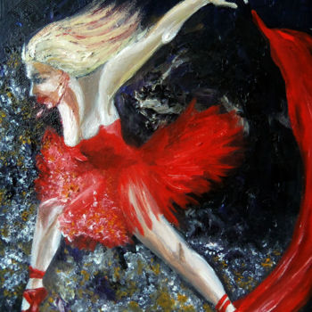 Painting titled "Passion" by Luana Béatrice Lazar, Original Artwork, Oil