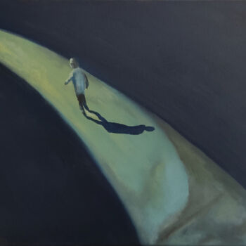 Картина под названием "R in Shadows" - Luna Smith, Подлинное произведение искусства, Масло Установлен на Деревянная рама для…
