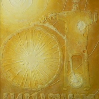 Peinture intitulée "Sun energy" par Ľubomír Korenko, Œuvre d'art originale, Acrylique Monté sur Châssis en bois