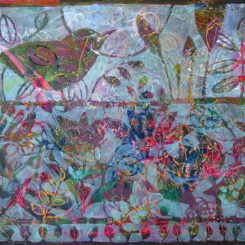 Schilderij getiteld "The magical world o…" door Ľubomír Korenko, Origineel Kunstwerk, Acryl Gemonteerd op Houten paneel