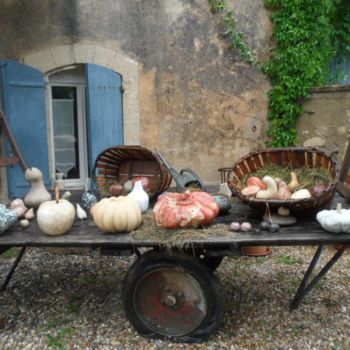 Sculptuur getiteld "CHARRUE" door Luc Guerin, Origineel Kunstwerk