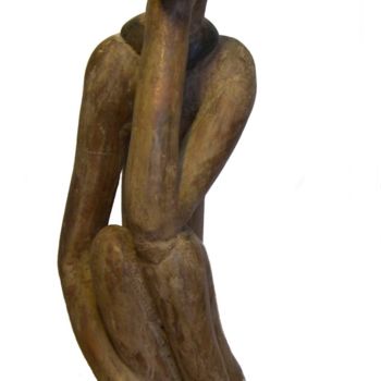 Sculpture titled "Le reveur" by Luc Lavroff, Original Artwork