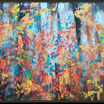 Painting titled "Galerie Nature 5917" by Luc Mora, Original Artwork, Acrylic