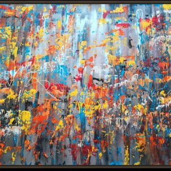 Painting titled "Galerie love 2609" by Luc Mora, Original Artwork, Acrylic