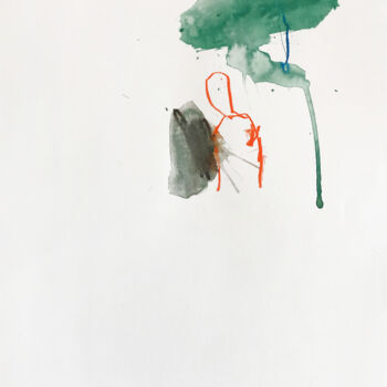 Рисунок под названием "ARRETER LE TEMPS -…" - Luc Pierre, Подлинное произведение искусства, Пастель