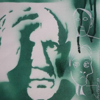 "Pablo Picasso Art i…" başlıklı Tablo Luc Vauthrin tarafından, Orijinal sanat, Sprey boya